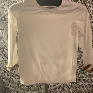 Long sleeve Burberry shirt and Burberry sweater